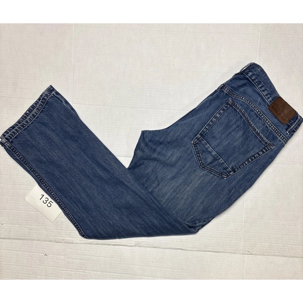 Perry Ellis America Men's Jeans 36x30 Straight Fit 100% Cotton Blue Denim